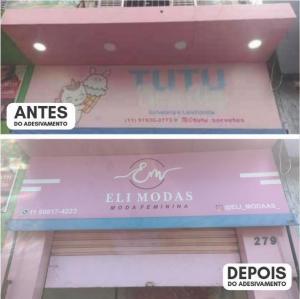 ADESIVAMENTO FACHADA Adesivo Vinil Personalizado    