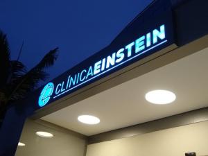 FACHADA EM ACM LOGO LETRA BACKLIGHT ACM E PVC BACKLIGHT Personalizado    